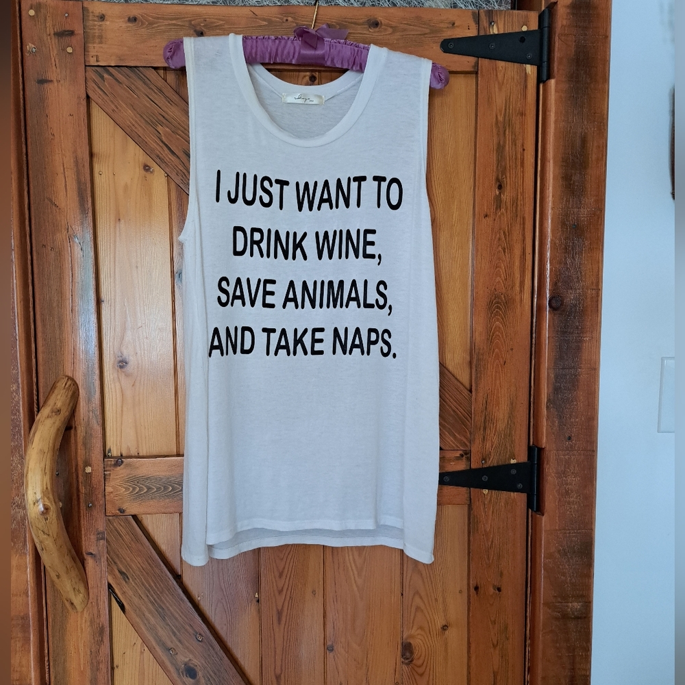 Tank with Text